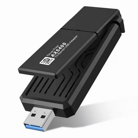 Ngheia High-Speed Wireless Network Adapter with USB 3.0 – Dual-Band 1300Mbps for Laptops & Desktops