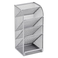 thumbnail image 1 of Ngheia Metal Mesh pan Holder – Desk Organizer, 5 Layer Stationery Holder, Small Desktop pan Storage for schol, Home, Art, B, Back to Fall Semester, 1 of 9