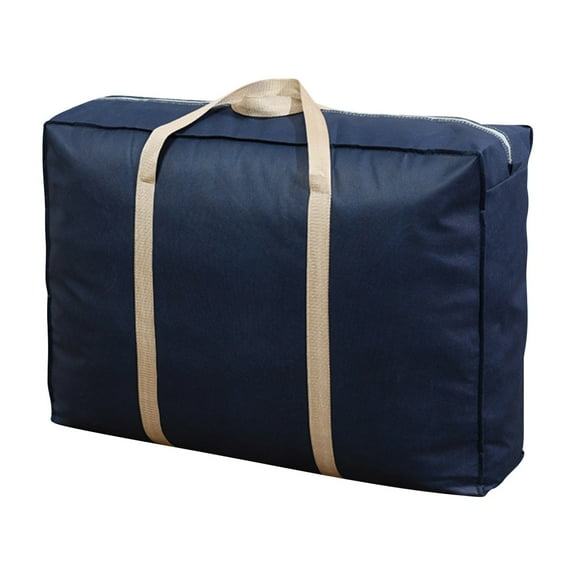 Ngheia Navy Blue Extra Large Moving Bag 48X32X23Cm: Heavy-Duty Storage for Clothes, Toys, or Seasonal Items – Reinforced Handles for Easy Carrying, One Storage Bag Included