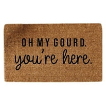 Ngheia Oh My Gourd You'Re Here, Halloween Doormat Indoor Outdoor Front Porch Rugs 60 * 40Cm Bedroom Entrance Patio Decoration