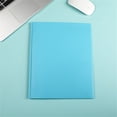 thumbnail image 1 of Ngheia PP Tadpole Folder Double Pocket Blue - Heavy Duty, Business Card Holder, Letter Size, Ideal for High Schol & Office, 1 of 9