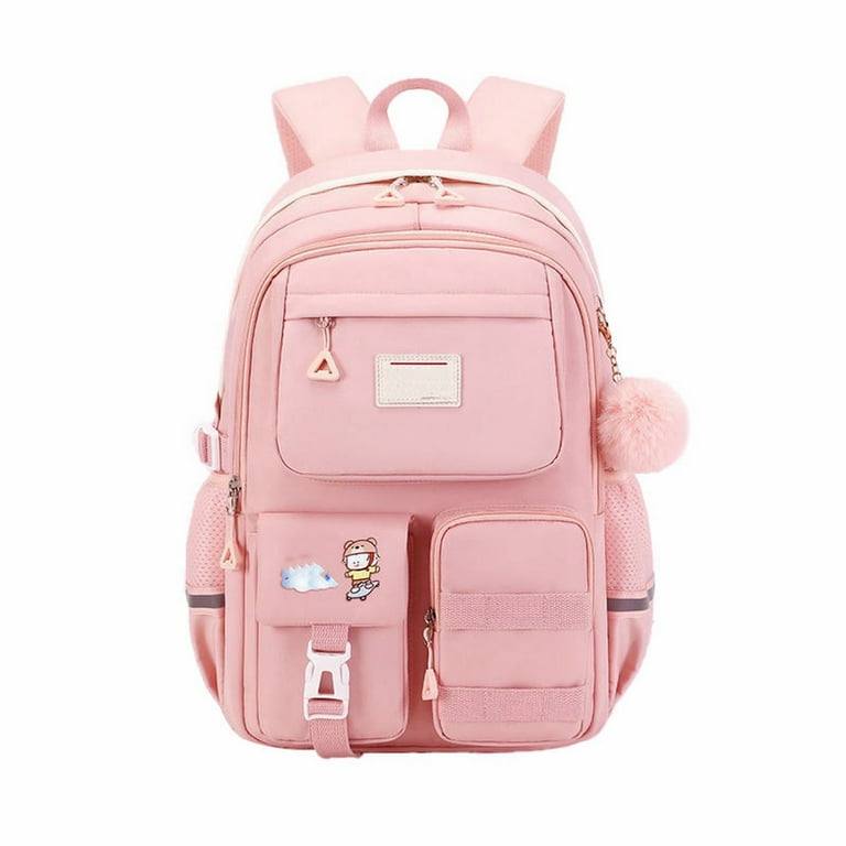 Ngheia Pink Large Capacity Scholbag for Primary, Middle and  display picture 1