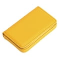 thumbnail image 1 of Ngheia Pu Business Card Holder Yellow, Credit Card Wallet Holder Pu Leather Pocket Wallet Portable Business Card Case Metal Leather Bagbusiness Card Box Business Fashion Business Card Holde, 1 of 9