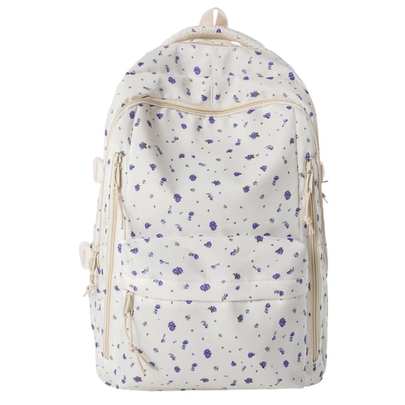 Ngheia Purple schol Backpack – Cute Teenage Style, Large Capacity Lightweight Daily Backpack for High schol, Colege, perf-ect for Fall Semester