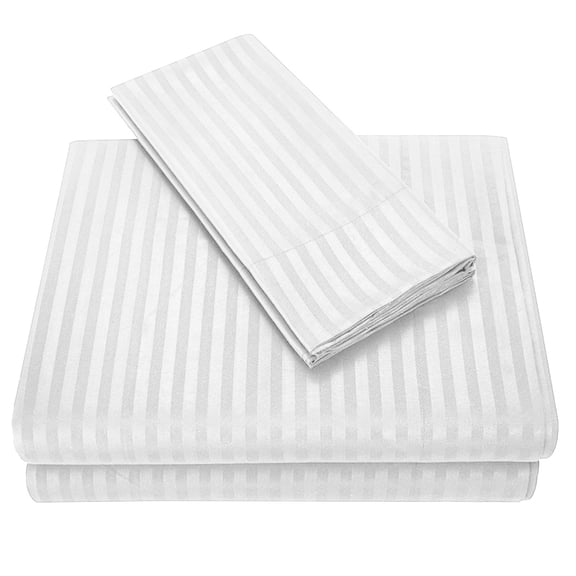 Ngheia Queen Size Four Piece Bed Sheet Set, Plain Woolen Cloth Inlaid Four Piece Bed Set Bed Sheet Set