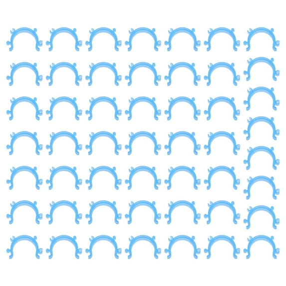 Ngheia Sewing Bobbin Clips 50 Pcs Bobbin Holder Plastic Sewing Tool Clip Accessory Thread Clamps Clips Holder Tool Spools Organizers for Diy Craft Embroidery