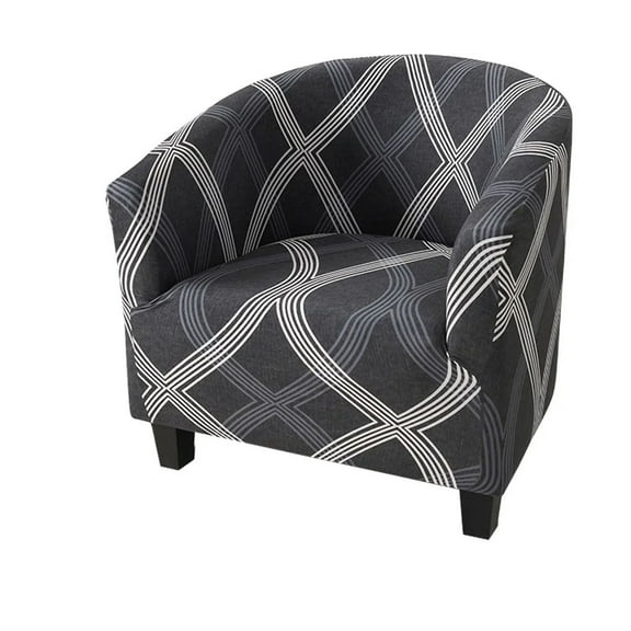 Ngheia Sofa Cover Q, Tub Chair for Armchairs Tub Sofa Slipcover Polyester Fiber Club Chair Slipcover Stretch Armchair Slipcover Removable Washable Sofa Couch Cover for Dining Living Room Reception