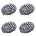 thumbnail image 1 of Ngheia Steel Wool Scrubber, 4pc Stainless Steel Scrubbers, Scouring Pads for Cleaning Tough Baked-On Messes, Metal Scrubbers for Cleaning Dishes, 1 of 9