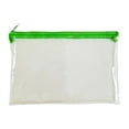 thumbnail image 1 of Ngheia Transparent Pencil Case Zipper Bag Green, Clear Pencil Case with Zipper Transparent Pvc for Schol Exams Home and Travel, Transparent Pencil Case Zipper Bag, 1 of 9