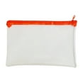 thumbnail image 1 of Ngheia Transparent Pencil Case Zipper Bag Orange, Clear Pencil Case with Zipper Transparent Pvc for Schol Exams Home and Travel, Transparent Pencil Case Zipper Bag, 1 of 9