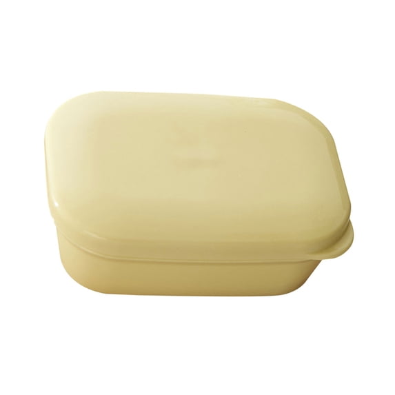 Ngheia Travel Soap Case Yellow – Leakproof Soap Dish with Lid & Draining Layer, Portable Bar Soap Holder for Camping, Gym, Bathroom, Great for Fall Travel