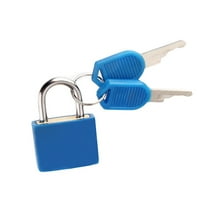 Ngheia Up To 65% Off 22Mm Color Plastic Padlock A, Small Mini Strong Steel Padlock Travel Suitcase Diary Lock with 2 Keys, 1 Lock, 2 Keys