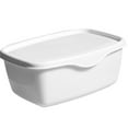 thumbnail image 1 of Ngheia Wet Wipes Box with Lid - Desk Dispenser, Tissue Holder, Baby Wipes Container, Adult Tissue Case, Plastic Storage Box, White, 1 of 9