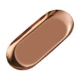 thumbnail image 1 of Ngxiha 1Pc Stainless Steel Decorative Tray, Jewelry Dish Cosmetics Organizer Oval Stainless Small Serving Trays, 18*8.5cm, 1 of 6