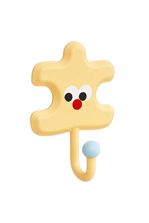Creative Adhesive Hook, Creative And Practical Adhesive Puzzle Keychain, Can Be Used To Hang Keys, Scarves, Hats, Towels, Coats, And Bags