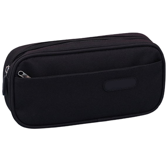 Ngxiha Large Capacity Pencil Case, 2 Layer Pen Bag with Zipper, Portable Stationery Organizer