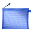 thumbnail image 1 of Ngxiha Mesh Zipper Pouch, Pencil Pouch, Organizer Bag for Schol Office Supplies, Travel Toiletry Cosmetic Bag, 5 Colors (9x7"), 1 of 9