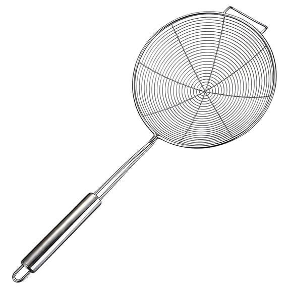 Ngxiha Strainer Spider Skimmers for Kitchen Cooking, Strainer Spider Skimmers for Kitchen Cooking and Frying Food, Stainless Steel Slotted Spoon Pasta Strainers Tomato Food Strainer Skimmer.
