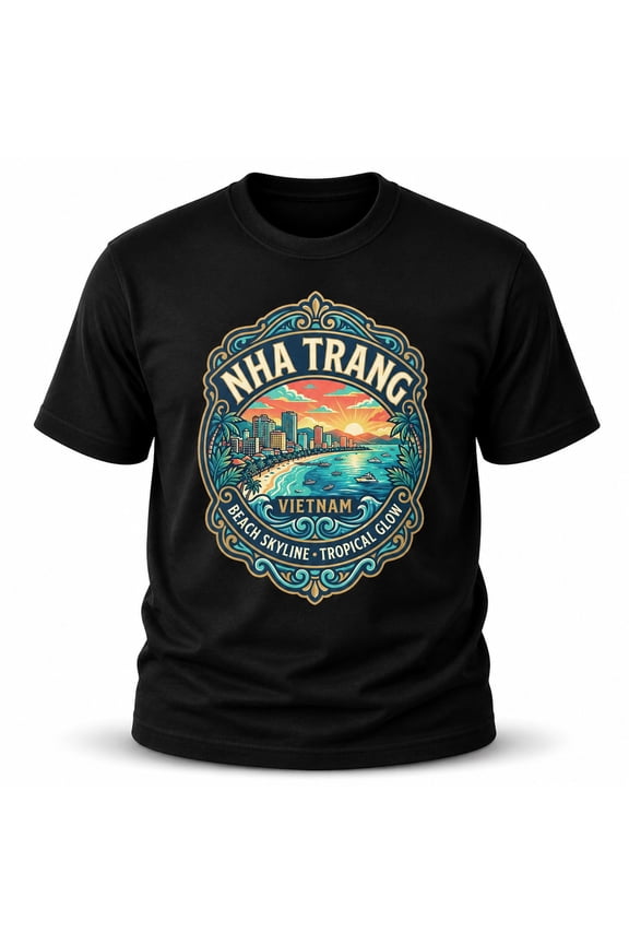 Nha Trang Vietnam Beach City Graphic T-Shirt Unisex Travel Tee