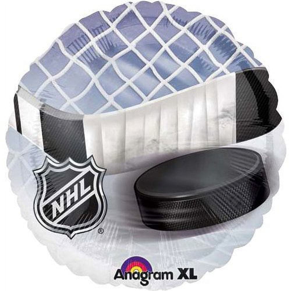NHL Hockey Foil Flat Party Balloons, 18"