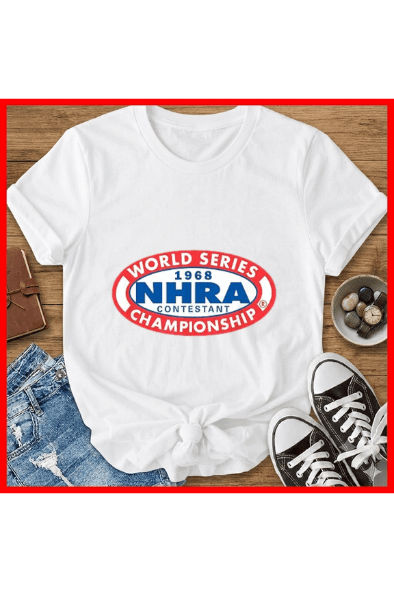 Nhra 1968 World Series Championship Contestant Retro Racing Top Unisex T-Shirt, up to size 5XL