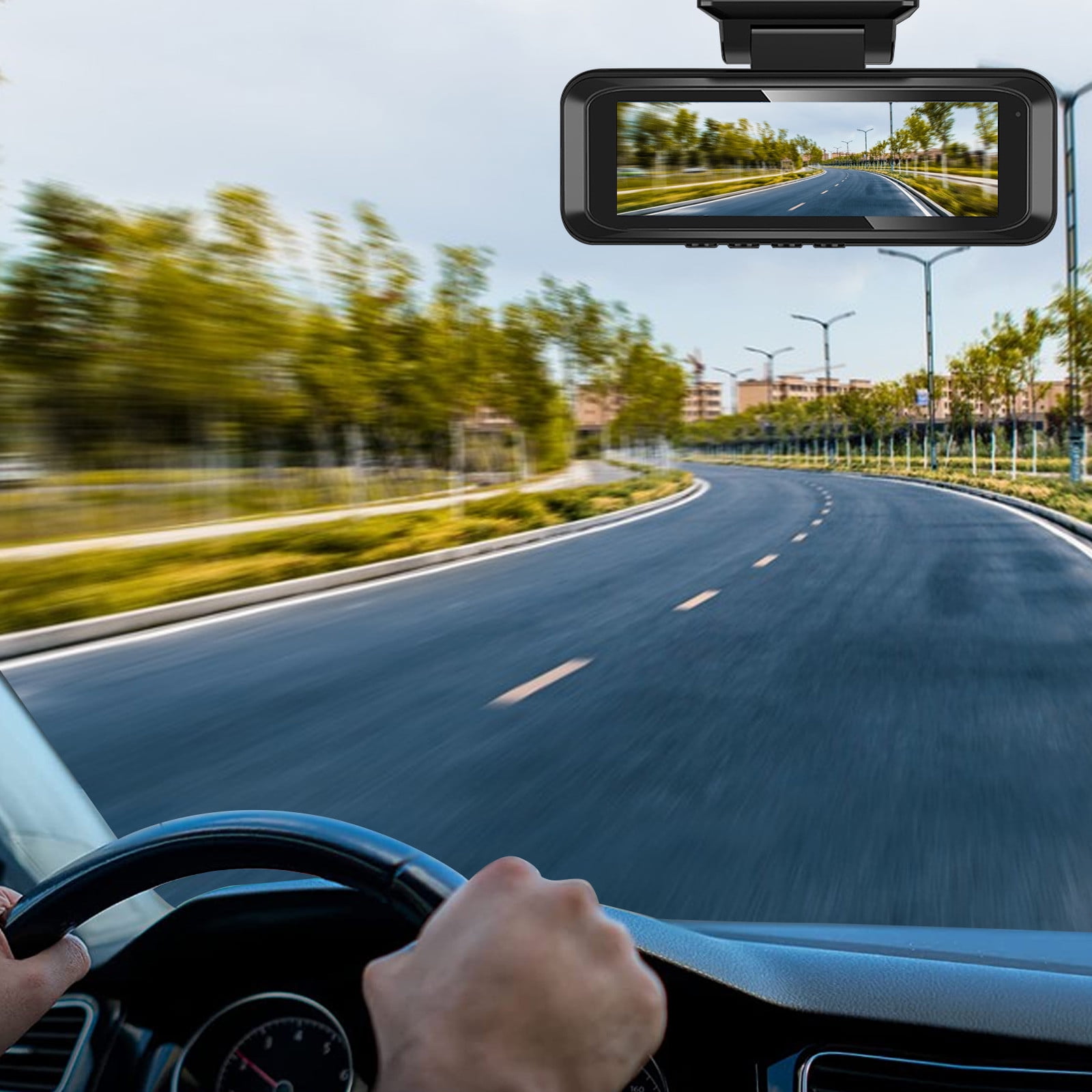 Nhthy FHD Car DVR with Front and Rear Recording and Parking Monitoring