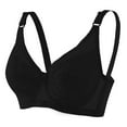 thumbnail image 1 of Nhthy Minimizer Bras for Women Full Coverage No Underwire Bras Breathable Lifting Lace Bra for Heavy Breast Black L, 1 of 2