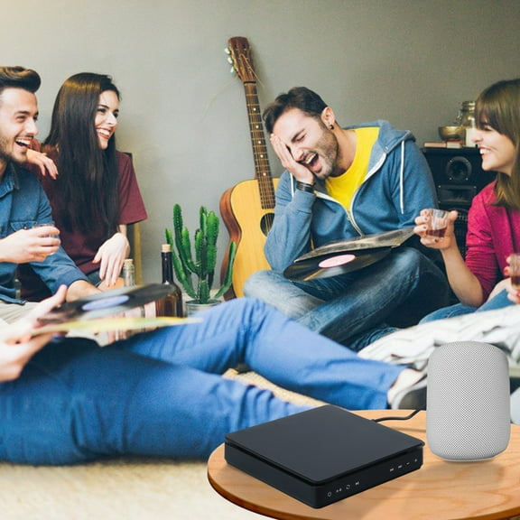 Nhthy Portable CD Player with Aux and USB Cables, Rechargeable Stereo CD Player for Home and Car, CD/MP3 Player with Built-in Battery and Headphones Black