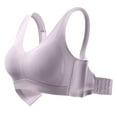 thumbnail image 1 of Nhthy Sports Bras for Women, Seamless Comfortable Yoga Bra with Removable Pads, Plus Size Bras for Women Wireless, Medium Purple XL, 1 of 5