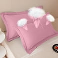 thumbnail image 1 of Nhthy Ultra Soft Microfiber Pillowcase Set of 2 with Envelope Closure, Breathable Cotton Pillowcase Covers for Ultimate Comfort, Soft and Cozy Polyester Pillowcases for a Good Night's Sleep. Pink, 1 of 6