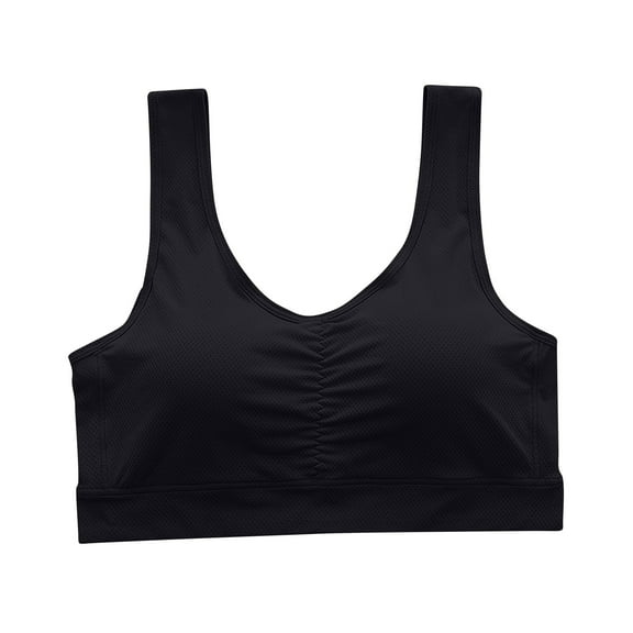 Nhthy Women's Seamless Comfortable Sports Bras with Removable Pads Suitable for Sports and Daily Wear Black XL