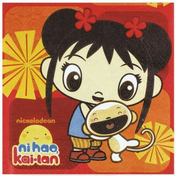 Ni Hao, Kai-Lan Cartoon Nick Jr TV Kids Birthday Party Paper Luncheon Napkins