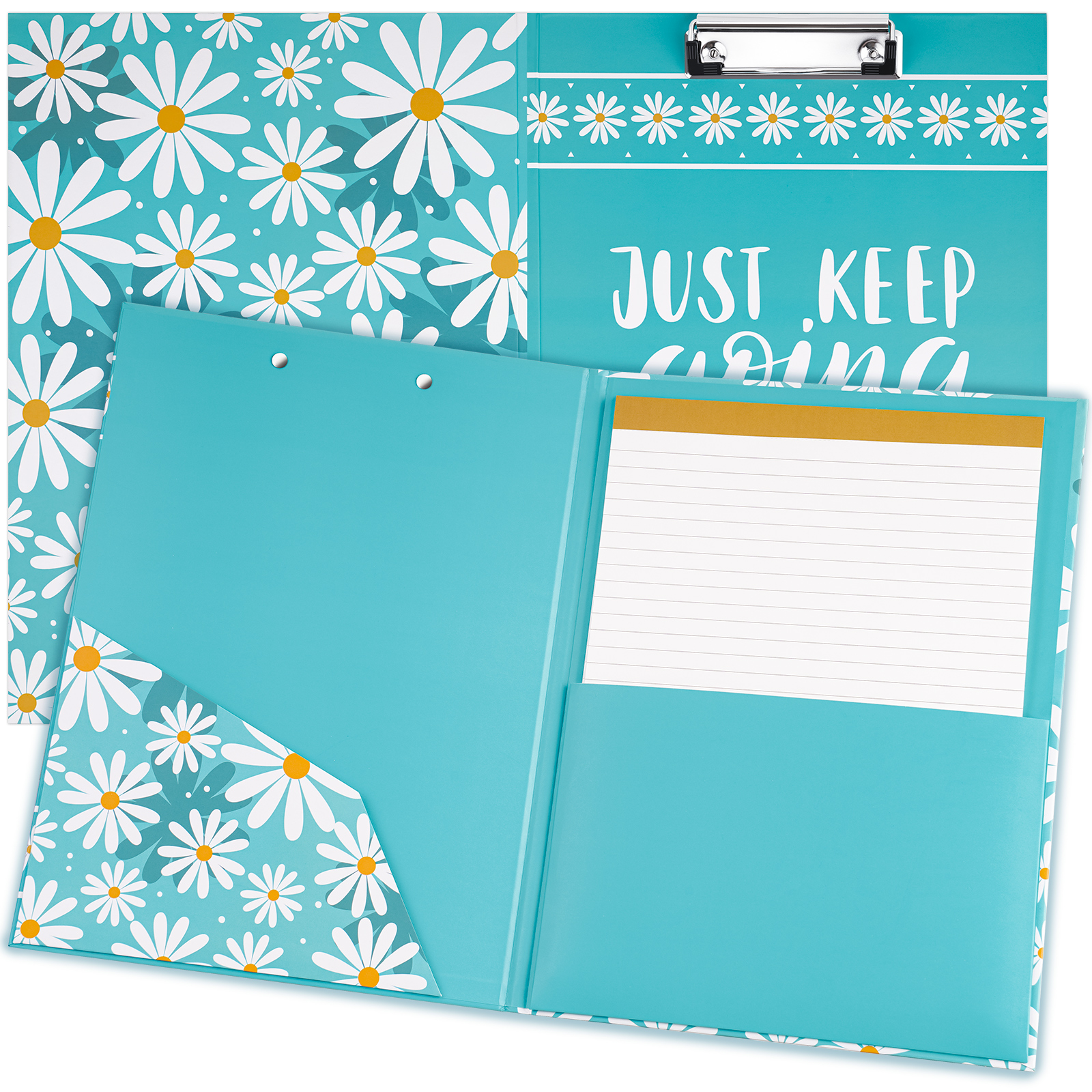 NiArt Clipboard Folio Clipboard Folder with Interior Storage Pocket