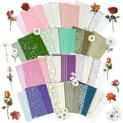 NiArt Scrapbook Decorative Paper Kit for Creative Projects, Home Decoration, Card Making, Personalized Journals, 4 Packs Assorted Colors & Materials for Journals, Scrapbooks, Photo Frames &DIY Crafts