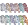thumbnail image 1 of NiArt Self Adhesive Crystal Rhinestone Diamond Ribbon 12 Rolls Multi-Functional DIY Decorative Bling Gemstone Arts Crafts Sticker Tape Glitter Shoes Clothes (12 Colors Classic), 1 of 7