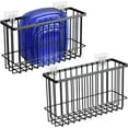 thumbnail image 1 of NiHome Compact Design Over-the-Cabinet Kitchen Lid Storage Door Organizer, 2 Pack, 1 of 8