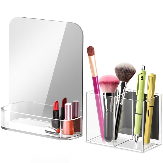 NiHome Magnetic Acrylic Locker Accessories Kit, Locker Mirror & Pen ...