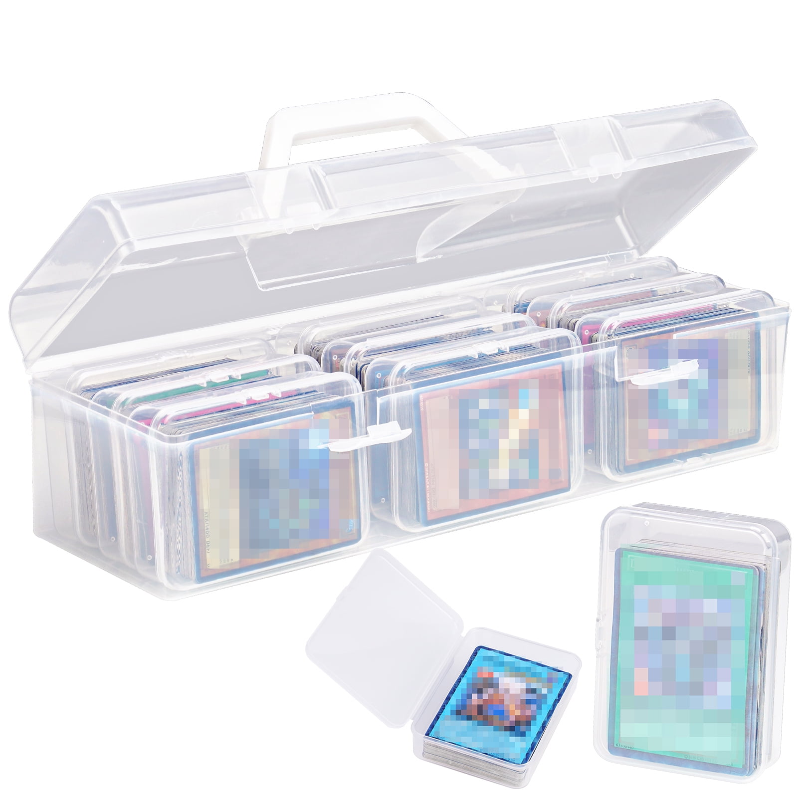 NiHome Transparent Trading Card Storage Case with Small Boxes for MTG ...