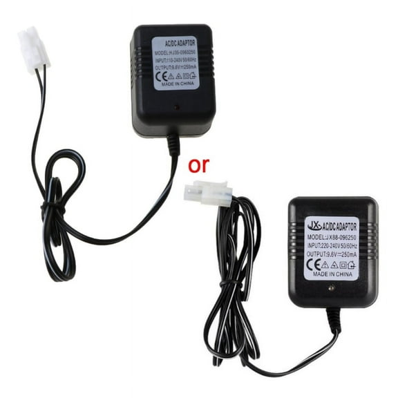 NiMH Battery Charger - 9.6V 250mA KET-2P for RC Car Toys, Remote Control