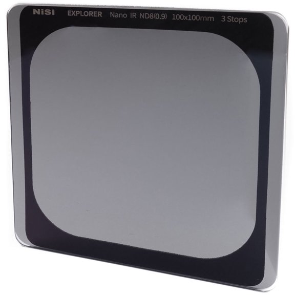 NiSi Explorer Collection 100x100mm IR ND8 (0.9) 3-Stop Neutral Density Filter