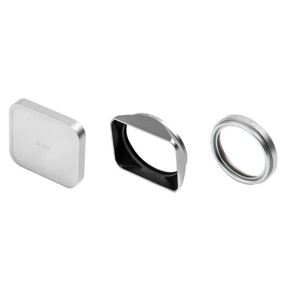 NiSi X100 Series NC UV Filter Kit with 49mm Filter Adapter , Metal Lens Hood and Lens Cap for Fujifilm X100, X100S, X100F, X100T and X100V (Silver)
