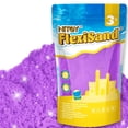 thumbnail image 1 of NiToy FlexiSand 2.2Lbs Play Sand, Never Dries Out-Fun for 3 Years and up Kids Bulk Refill for Sensory Sand Box Toys, Ideal for Shaping, Squeezing and Molding (Purple), 1 of 7