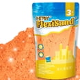 thumbnail image 1 of NiToy FlexiSand 2.2Lbs Sand, Never Dries Out-Fun for 3 Years and up Kids Bulk Refill for Sensory Sand Box Toys, Ideal for Shaping, Squeezing and Molding (Orange), 1 of 7