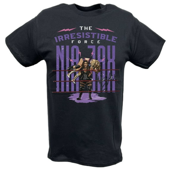 Nia Jax Irresistible Force Black T-shirt