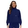 thumbnail image 1 of NiaaHinn Scrub Jackets for Women - Long-Sleeve Stand-Up Collar Zipper Uniform, Medical Scrub Jacket for Nurses and Doctors, 7 Colors, 1 of 7