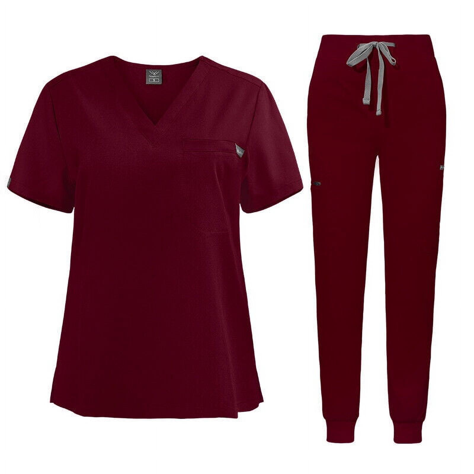 NiaaHinn Scrub Men Medical Nurse Scrub Set Unisex Hospital Dental