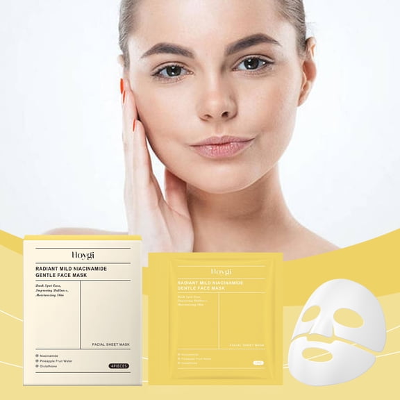 Niacinamide Deep Hydrating Mask, Boxed, Daily Hydration and Nourishment, Improves Rough Facial Skin, Skin Care