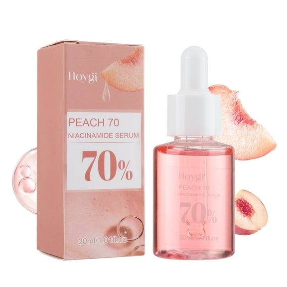 Niacinamide Serum for Face with Hyaluronic Acid Peach Extract Moisturizing Brightening Serum for All Skin Types 1 fl oz