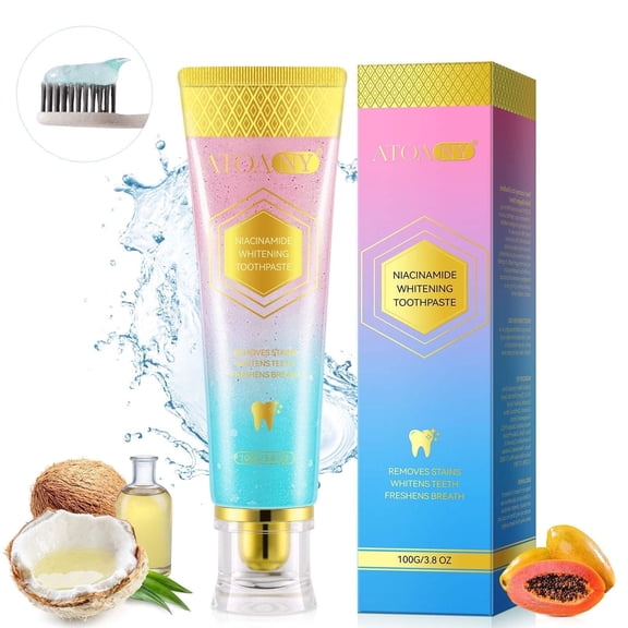 Niacinamide Toothpaste,Niacinamide Intensive Toothpaste,Fresh Breath Toothpastes, Remove Tooth Stains 100G