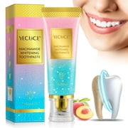 Niacinamide Whitening Toothpaste, Helps Remove Surface Stains from Tea,Coffee and Snacks, Oral Care Fresh Breath Toothpaste 3.8 oz